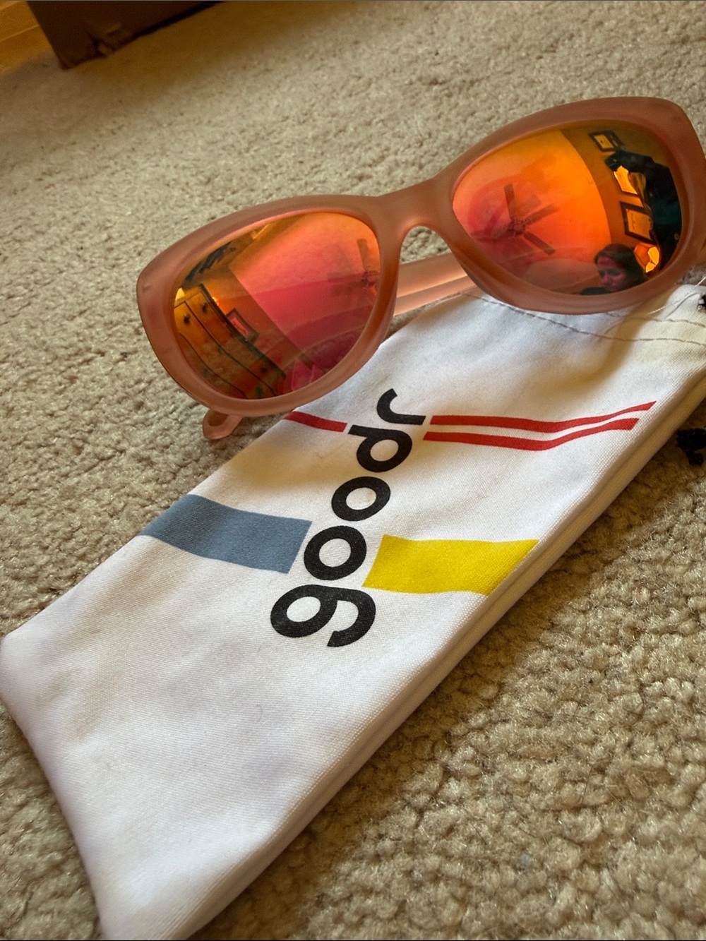 Goodr Pink Cateye Sunglasses - Picture 13 of 14